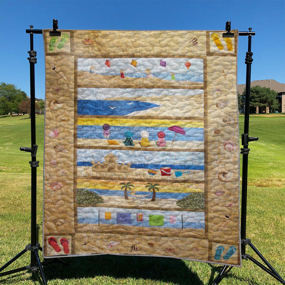 Beach TD270953 Quilt Blanket