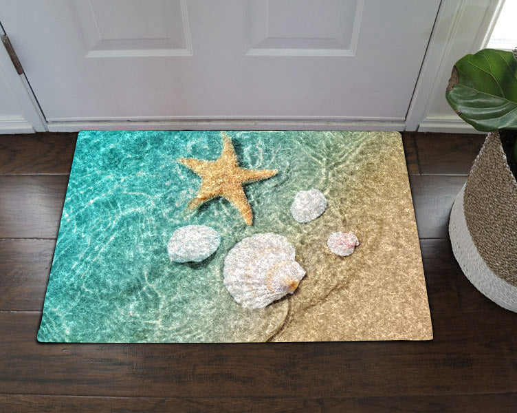 Beach Starfish CLH041004D Non-slip Door mats