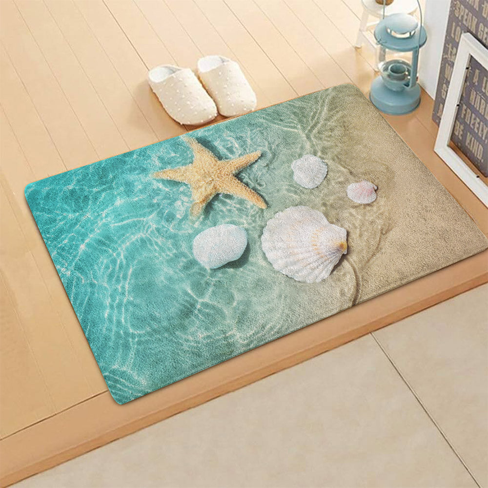 Beach Starfish CLH041004D Non-slip Door mats