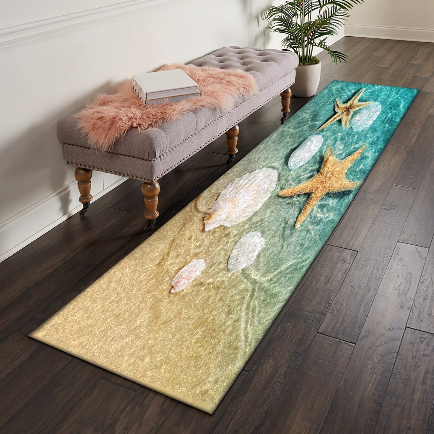 Beach Starfish CLH041012RU Runner Rug