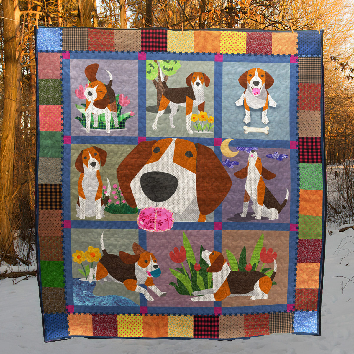 Beagle YH3110206 Quilt Blanket