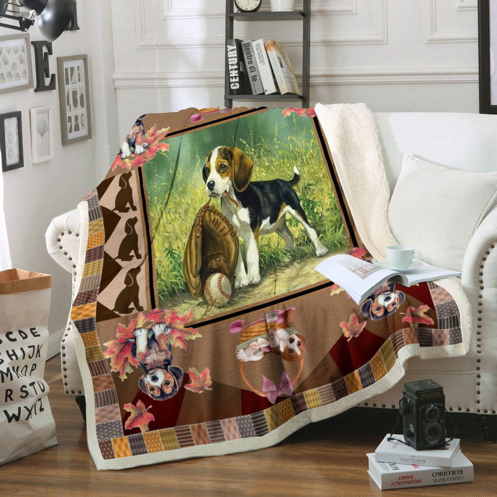 Beagle CL02110040MDF Sherpa Fleece Blanket