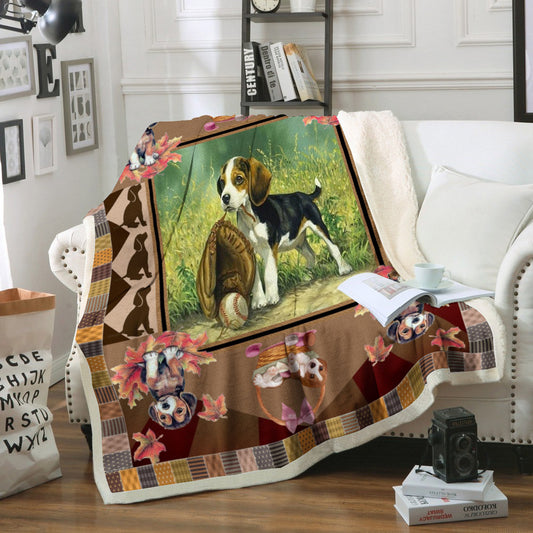 Beagle CL02110040MDF Sherpa Fleece Blanket