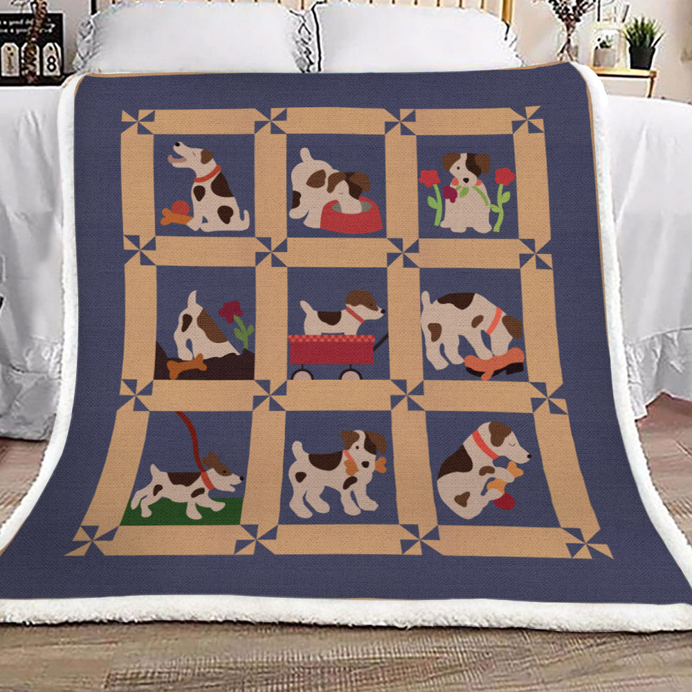 Beagles YH3010732F Sherpa Fleece Blanket