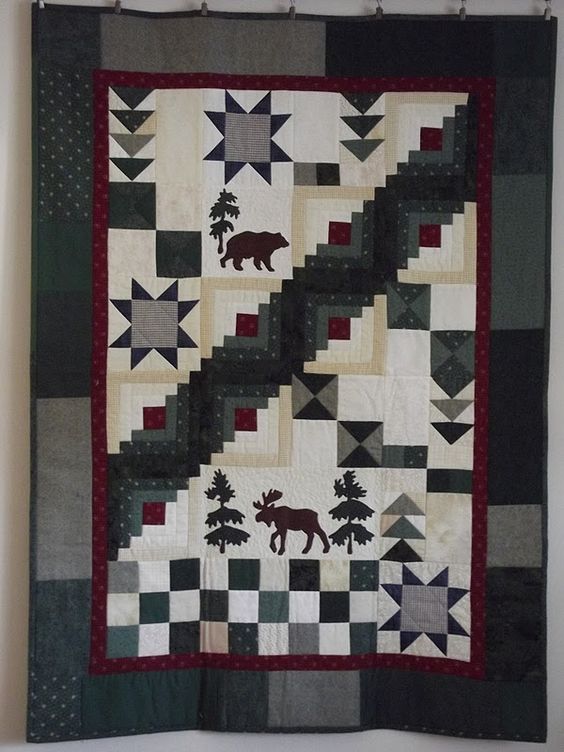 Bear And Moose CLM0411010 Quilt Blanket