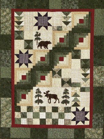 Bear And Moose CLM0411011 Quilt Blanket