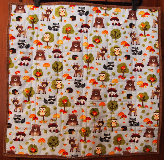 Bear And Owl CLA2211075Q Quilt Blanket