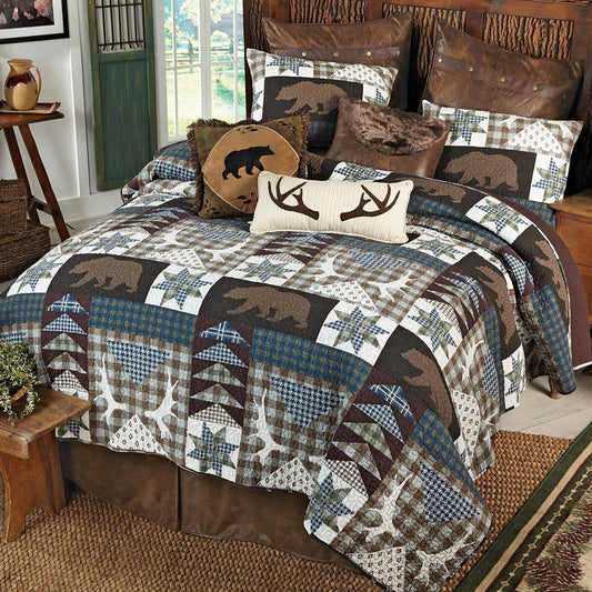 Bear Creek Lodge CLM2309013B Quilt Bedding Set