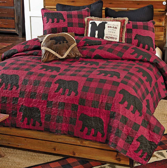 Bear Moose CLM2309015B Quilt Bedding Set