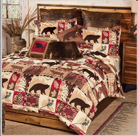 Bear And Reindeer Lodge CLM2309011B Bedding Sets