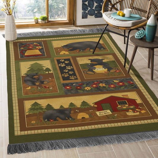 Bear DV2309007O Decorative Floor-cloth