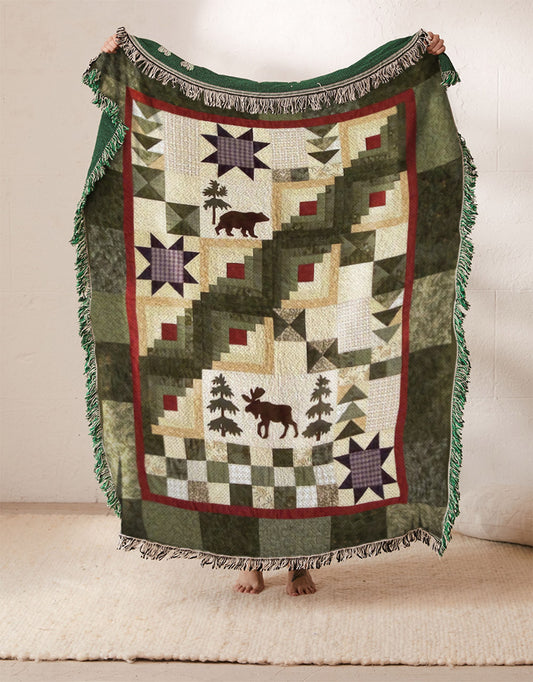 Bear Deer DV2110013S Throw Blankets For Sofa