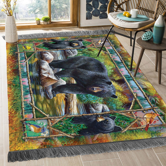 Bear HN0410017O Decorative Floor-cloth