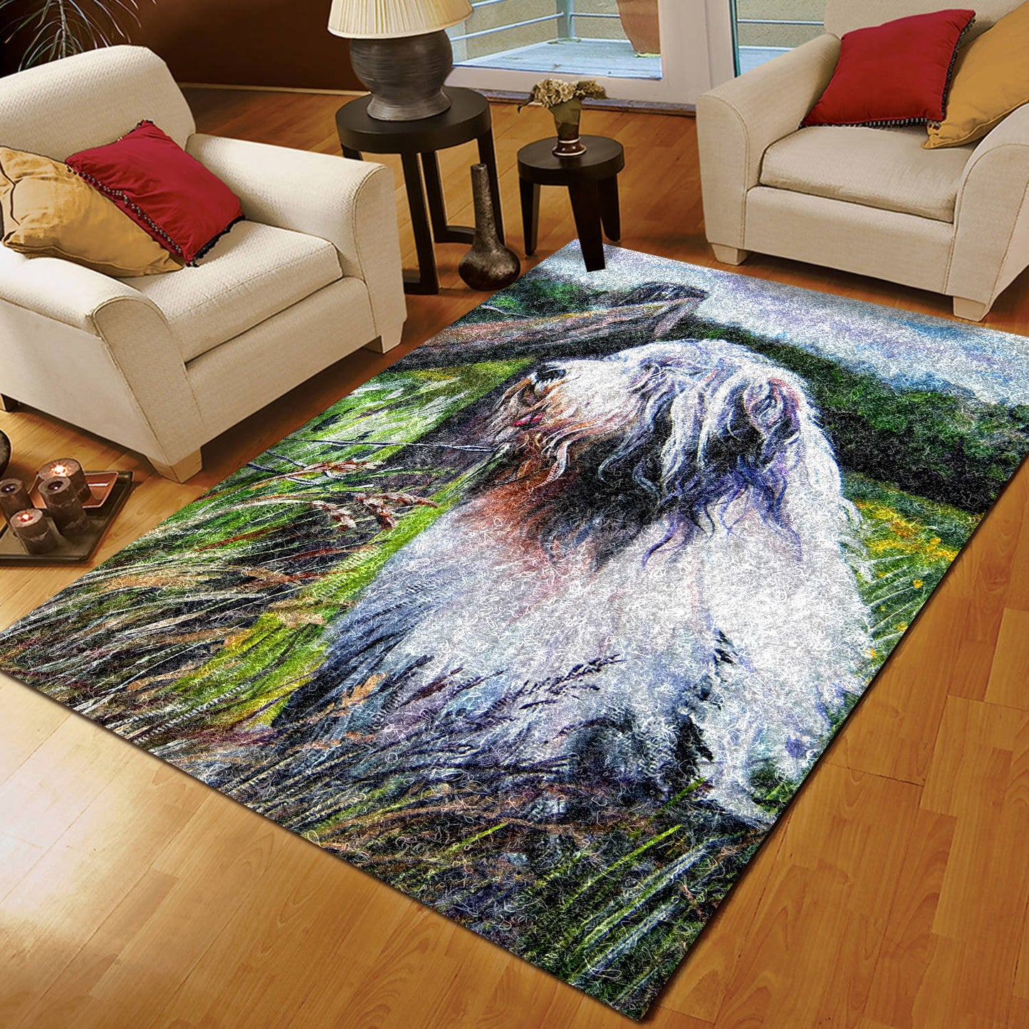 Bearded Collie BL0709003R Rug