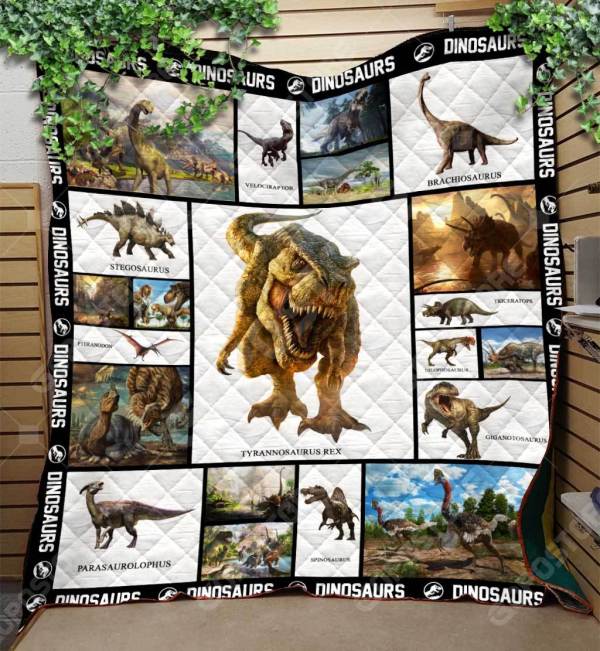 Beautiful Dinosaurs CL15110018MDQ Quilt Blanket