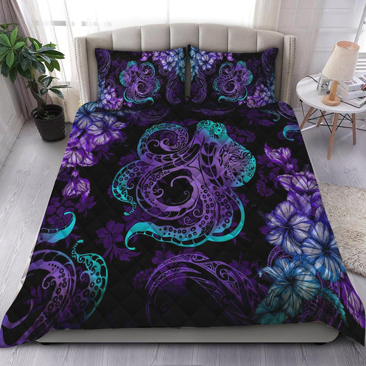 Beautiful Octopus Quilt Bedding Set ND011001