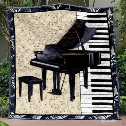 Beautiful Piano CLH2511010Q Quilt Blanket