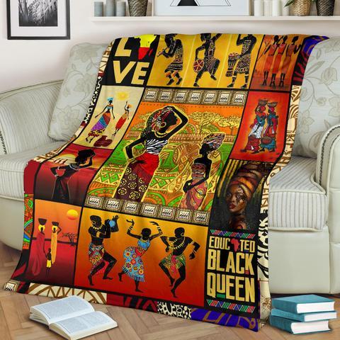 Beautiful Black Woman CLH0211059F Sherpa Fleece Blanket