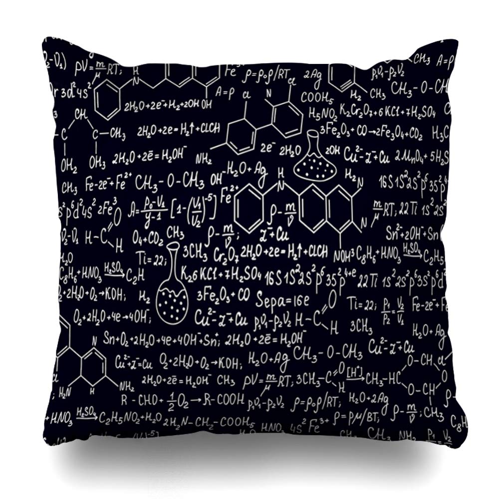 Beautiful Chemistry Formula CLP1410012P Throw Pillow Covers