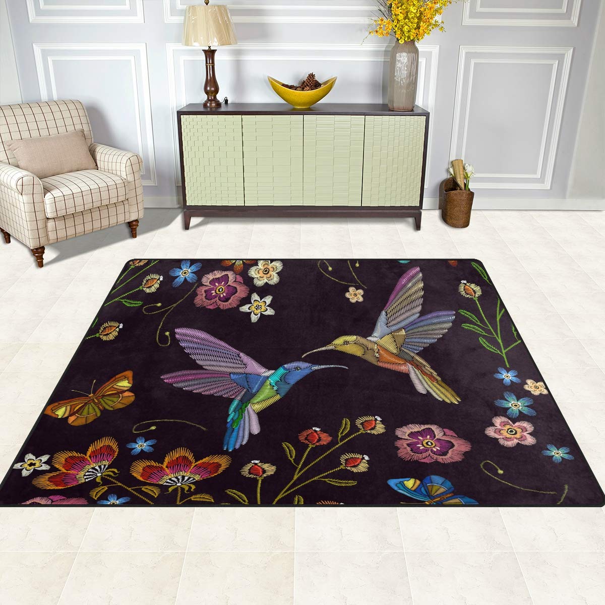 Beautiful Hummingbirds CLG1710006R Rug