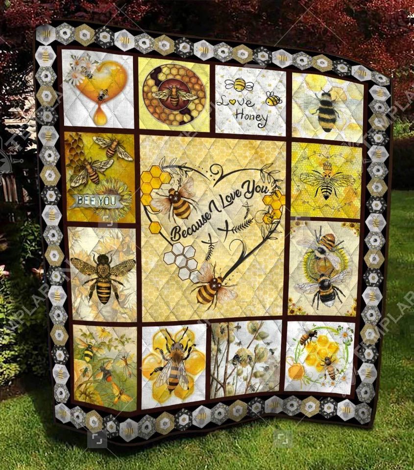 Bee CL11120042MDQ Quilt Blanket