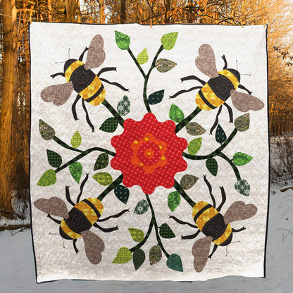 Bee CLA1710038Q Quilt Blanket