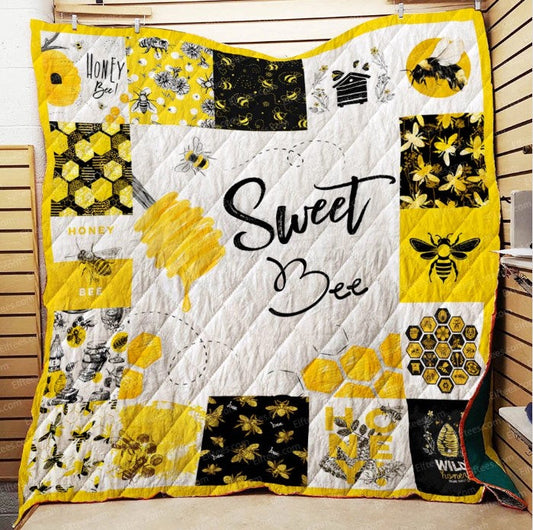 Bee Honey CLH091009Q Quilt Blanket