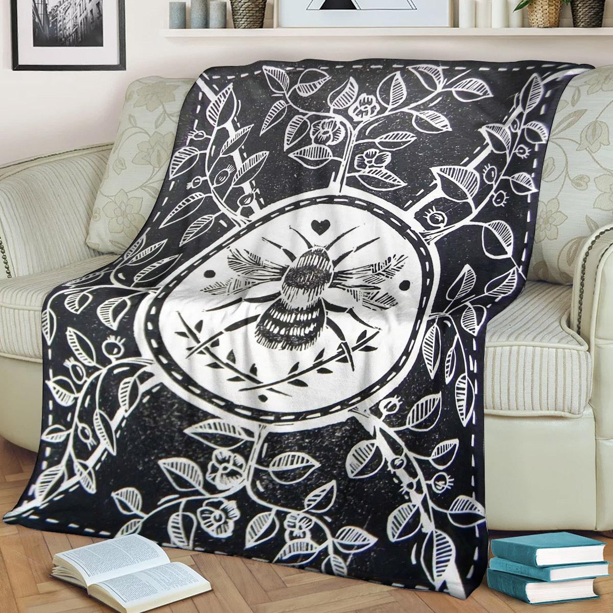 Bee BT050909F Sherpa Fleece Blanket
