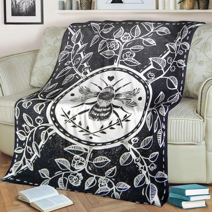 Bee BT050909F Sherpa Fleece Blanket