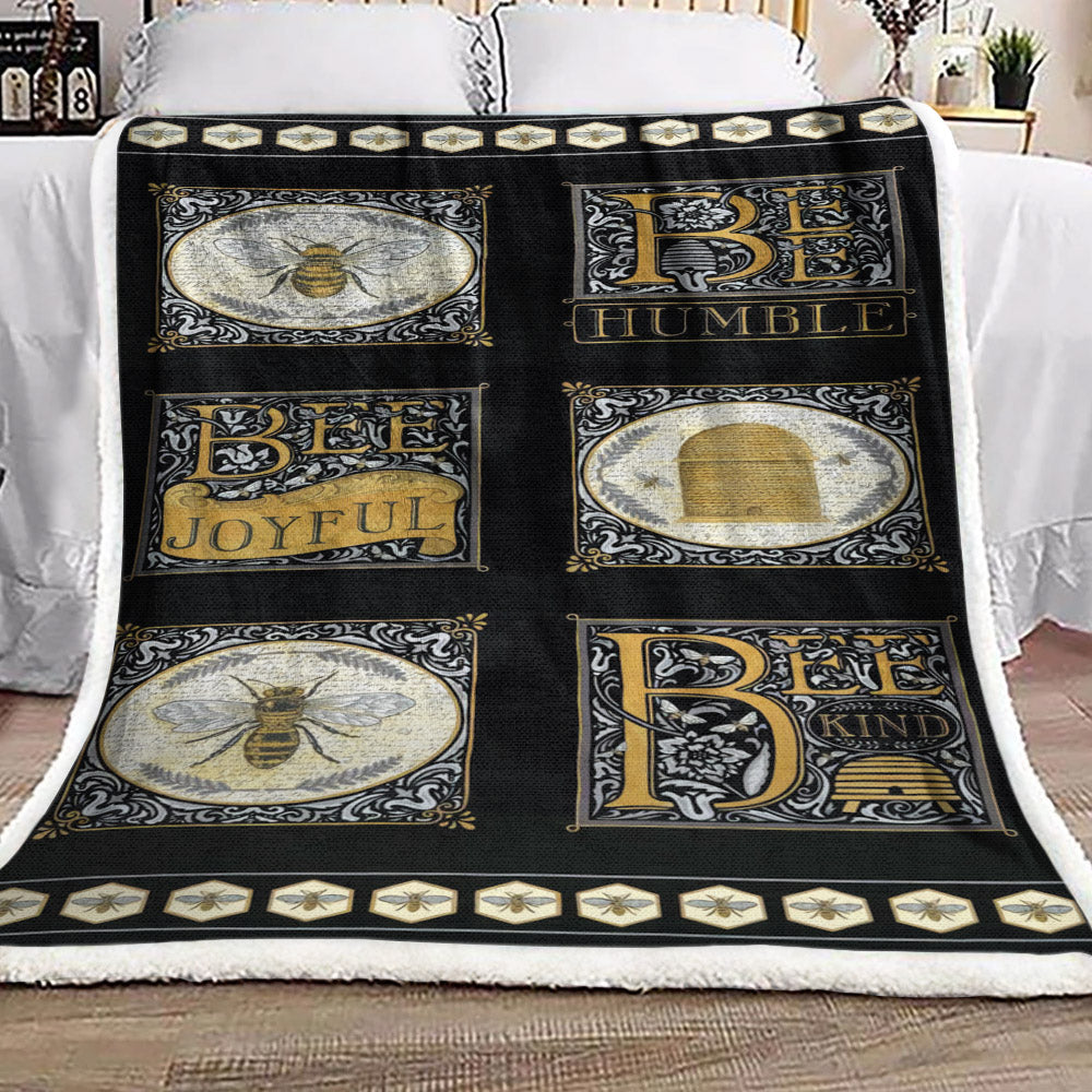 Bee ML2310010F Sherpa Fleece Blanket