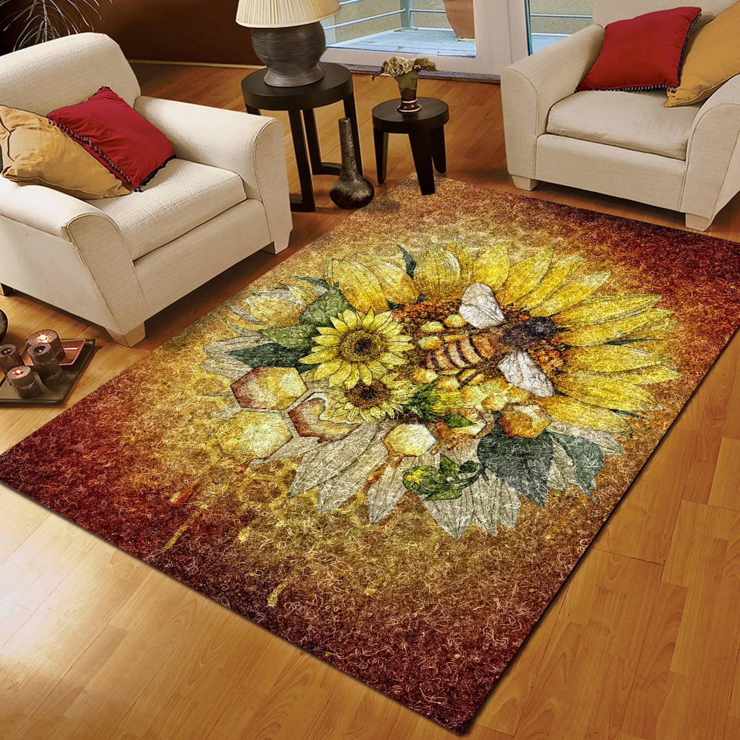 Bee Sunflower HM240702 Rug