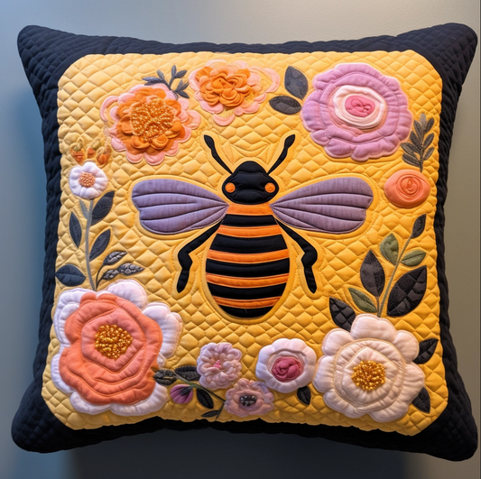 Bee TAI060324024 Quilted Pillow Case