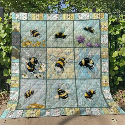 Bees PD130601 Quilt Blanket