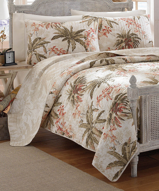 Beige Bonny Cove CLA0111253B Quilt Bedding Set
