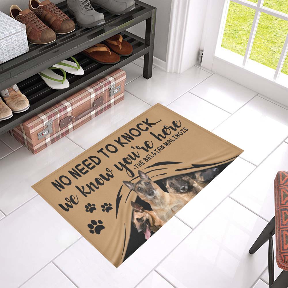 Belgian Malinois CL09100029MDD Non-slip Door mats