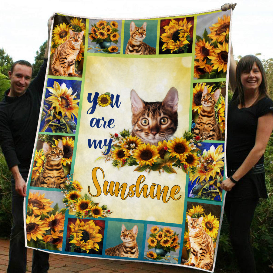 Bengal Sunflower CLM2410025S Sherpa Fleece Blanket