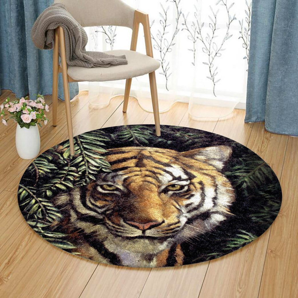 Bengal Tiger AA051003TM Round Area Rug
