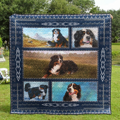 Bernese Mountain Dog CLH1611207Q Quilt Blanket