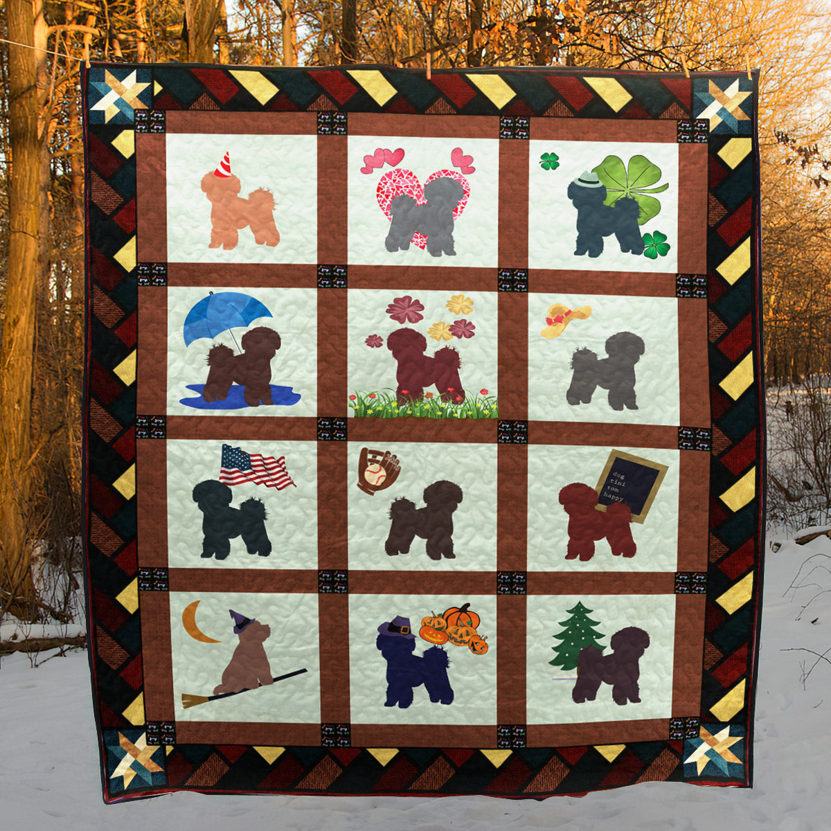 Bichon TD13110271 Quilt Blanket