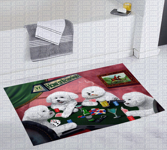 Bichon Frise CL20110390MDD Non-slip Door mats