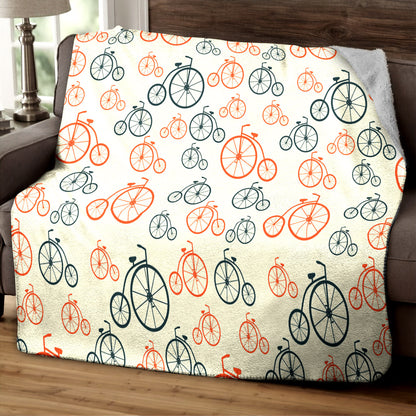 Bicycle HM290807TT Sherpa Fleece Blanket