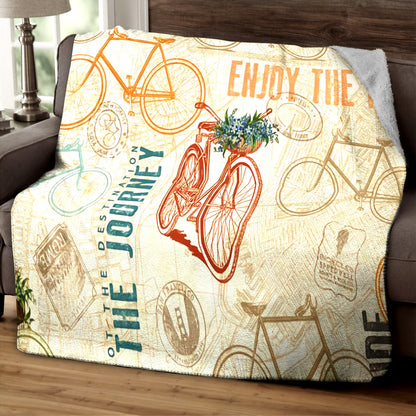 Bicycle HT270816F Sherpa Fleece Blanket