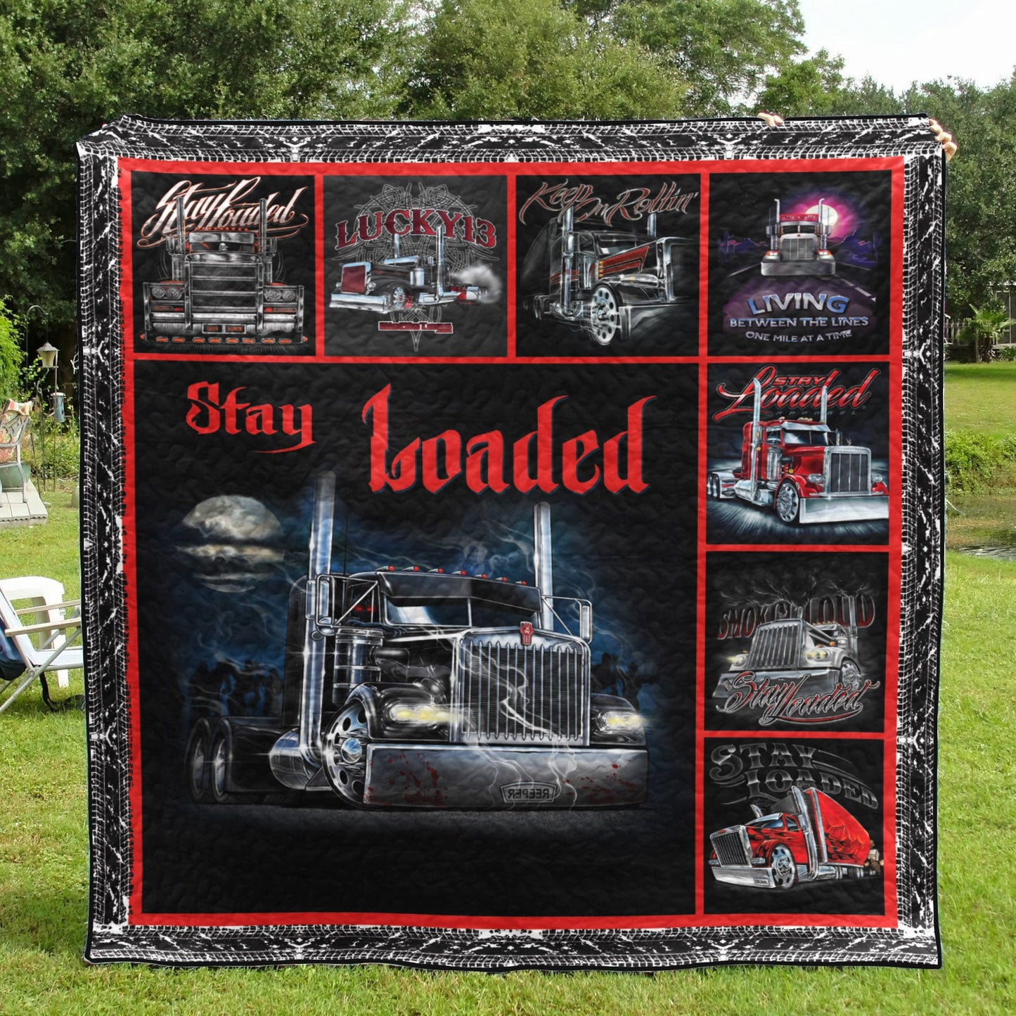 Big Truck Driver CL15110034MDQ Quilt Blanket