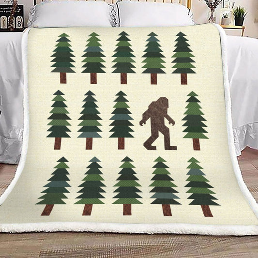 Bigfoot YH3010669F Sherpa Fleece Blanket