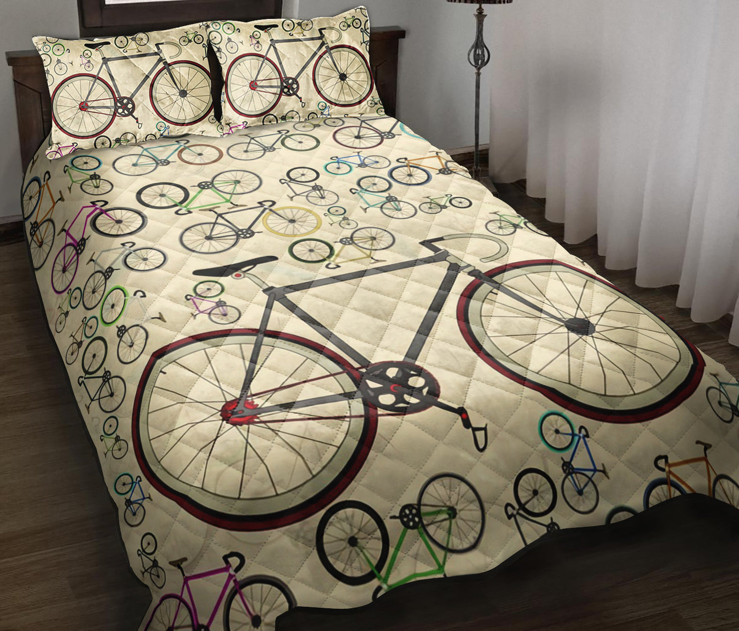 Bike Quilt Bedding Set TL170914