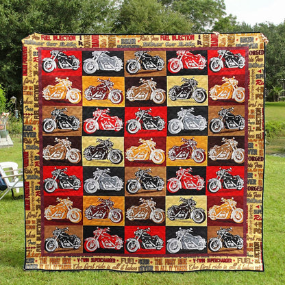 Biker TD10110166 Quilt Blanket