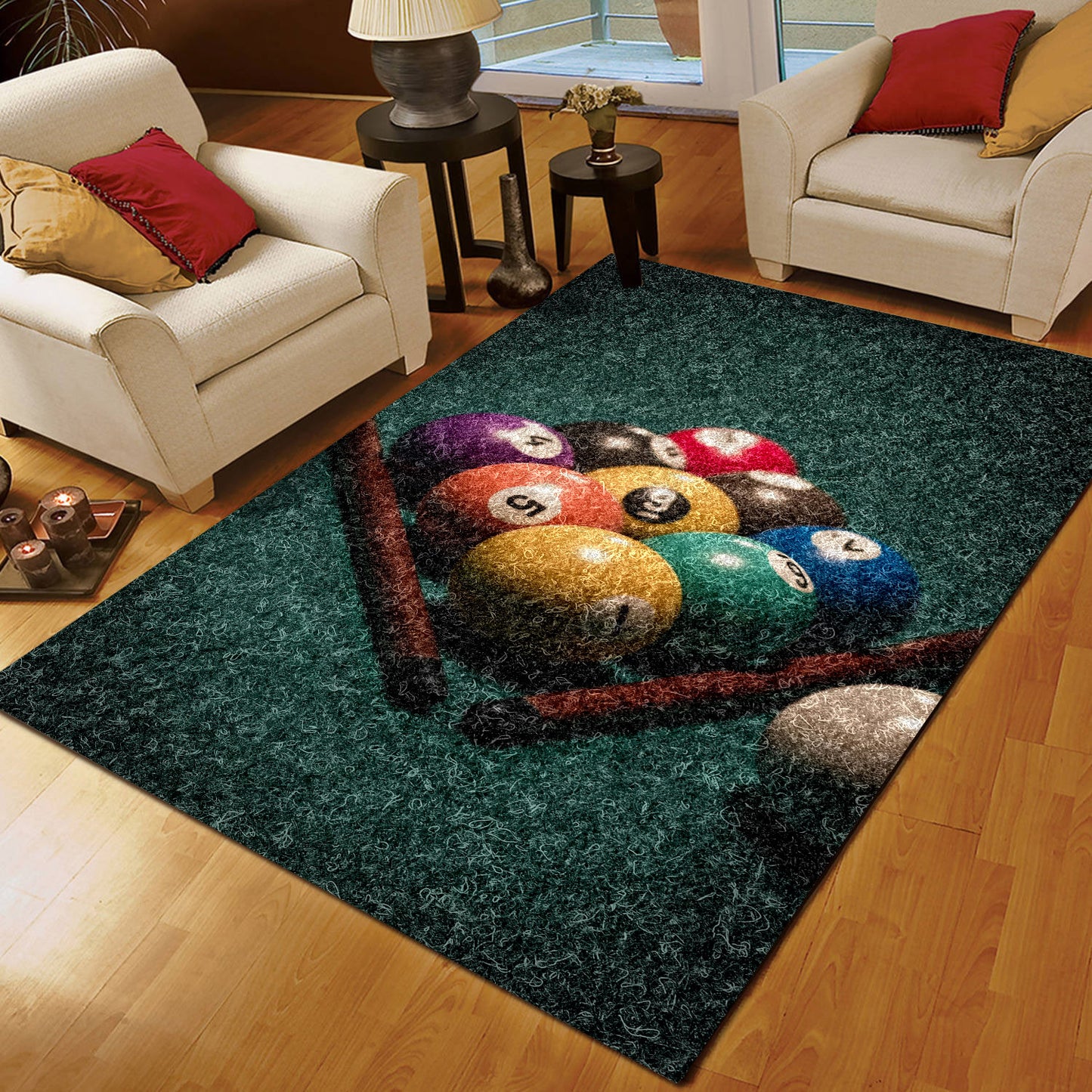 Billiard Balls TN150814M Rug