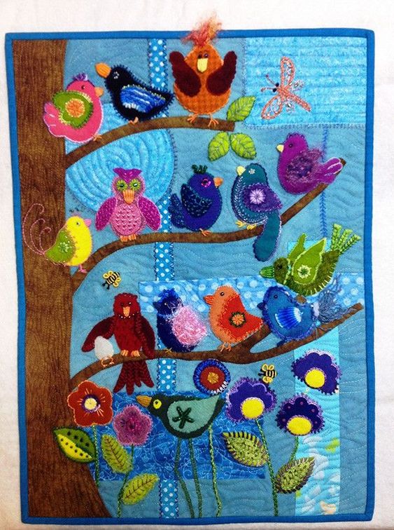 Bird And Owl CLA2011089Q Quilt Blanket