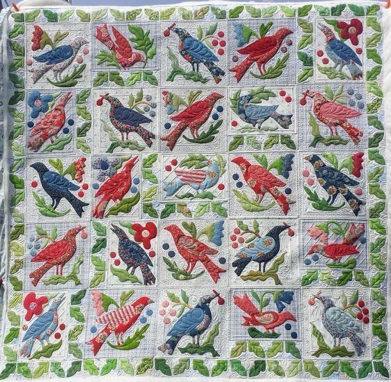 Bird CL130602 Quilt Blanket