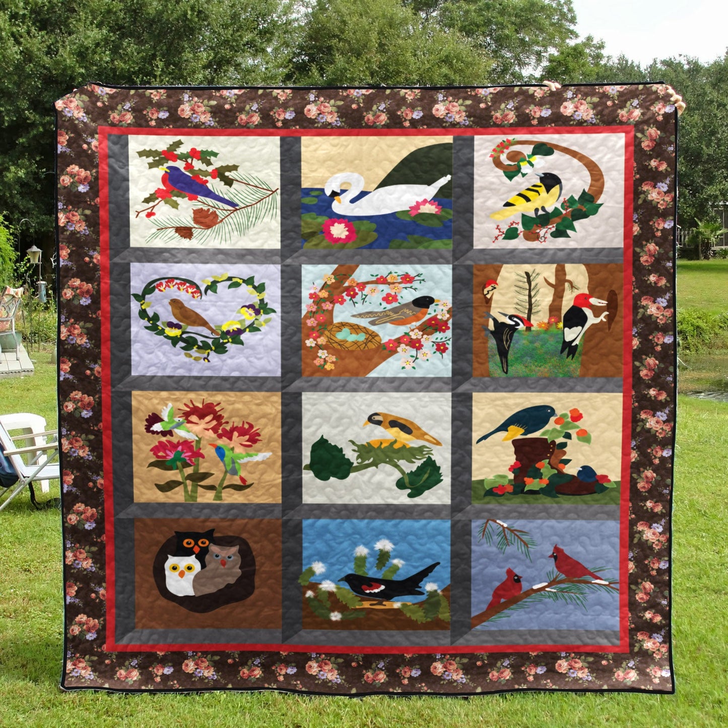 Bird CLA020701 Quilt Blanket